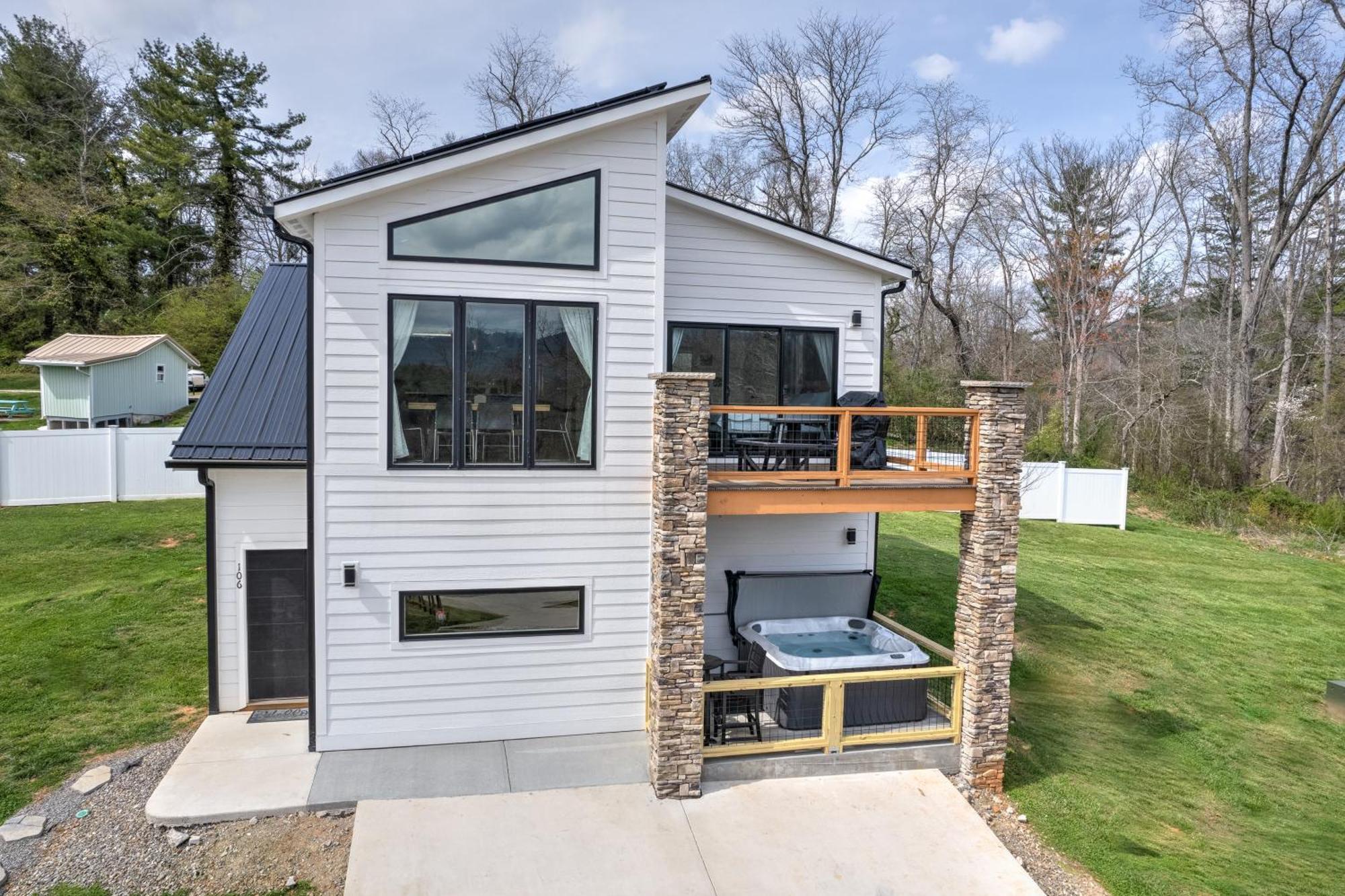 Villa Mon Tresor, Modern Mountain Views With Deck Weaverville Exterior foto