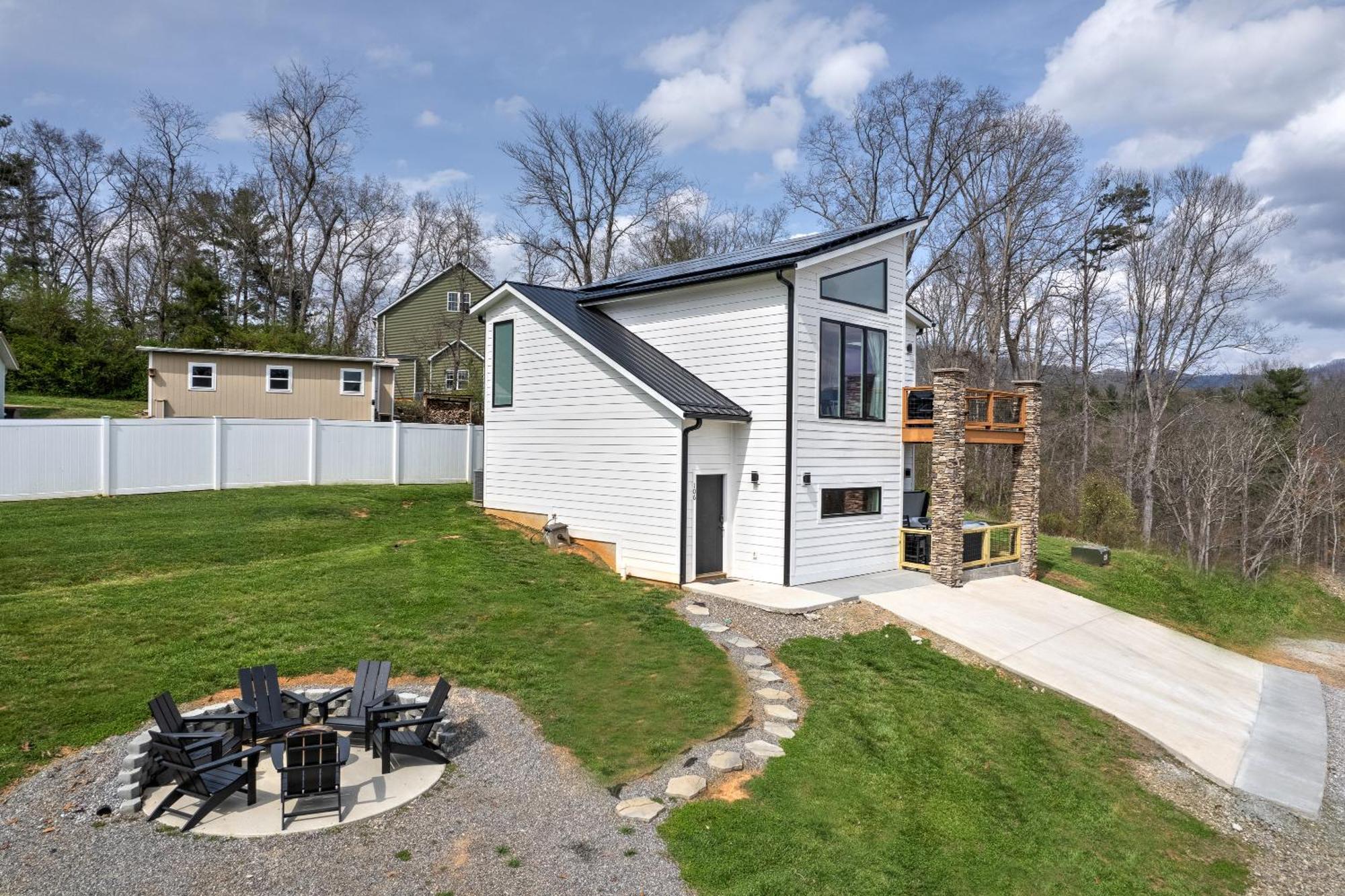 Villa Mon Tresor, Modern Mountain Views With Deck Weaverville Exterior foto